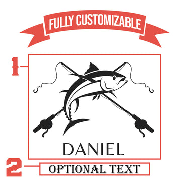 Fishing Design Beer Glasses | Custom Fishing Gifts